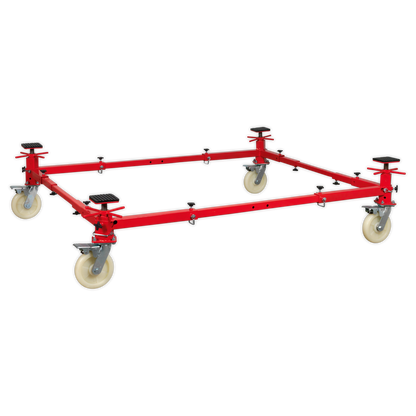 Sealey 900kg Adjustable 4 Post Vehicle Moving Dolly VMD002