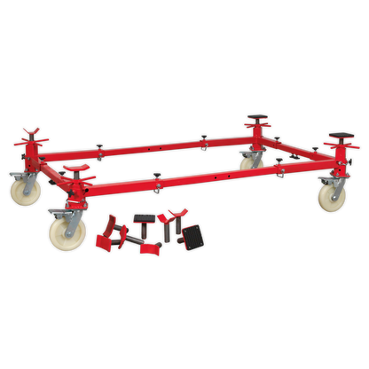 Sealey 900kg Adjustable 4 Post Vehicle Moving Dolly VMD002