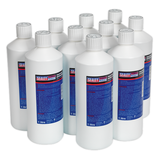 Sealey 1L Carpet/Upholstery Detergent - Pack of 10 VMR921