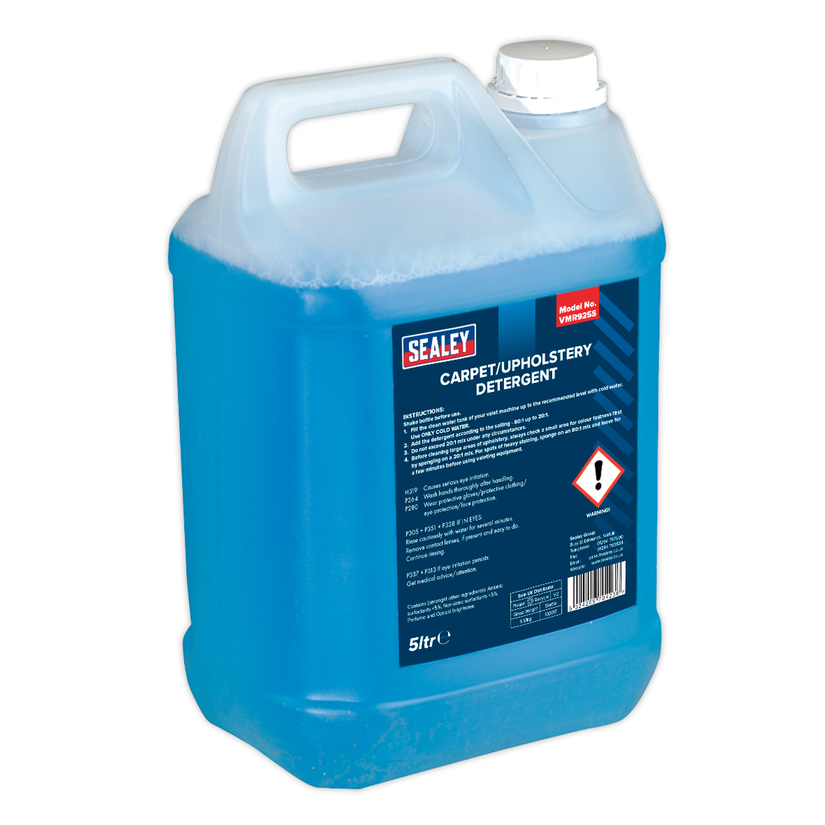 Sealey 5L Carpet/Upholstery Detergent VMR925S