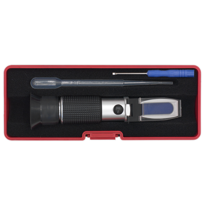 Sealey Refractometer Antifreeze/Battery Fluid/Screenwash/AdBlue® VS0052
