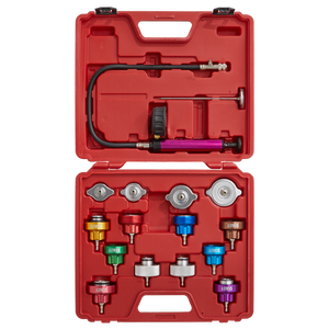 Sealey 16pc Cooling System Pressure Test Kit VS006