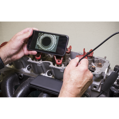 Sealey Rechargeable Ø5.5mm Probe Video Borescope for Smartphone VS01W