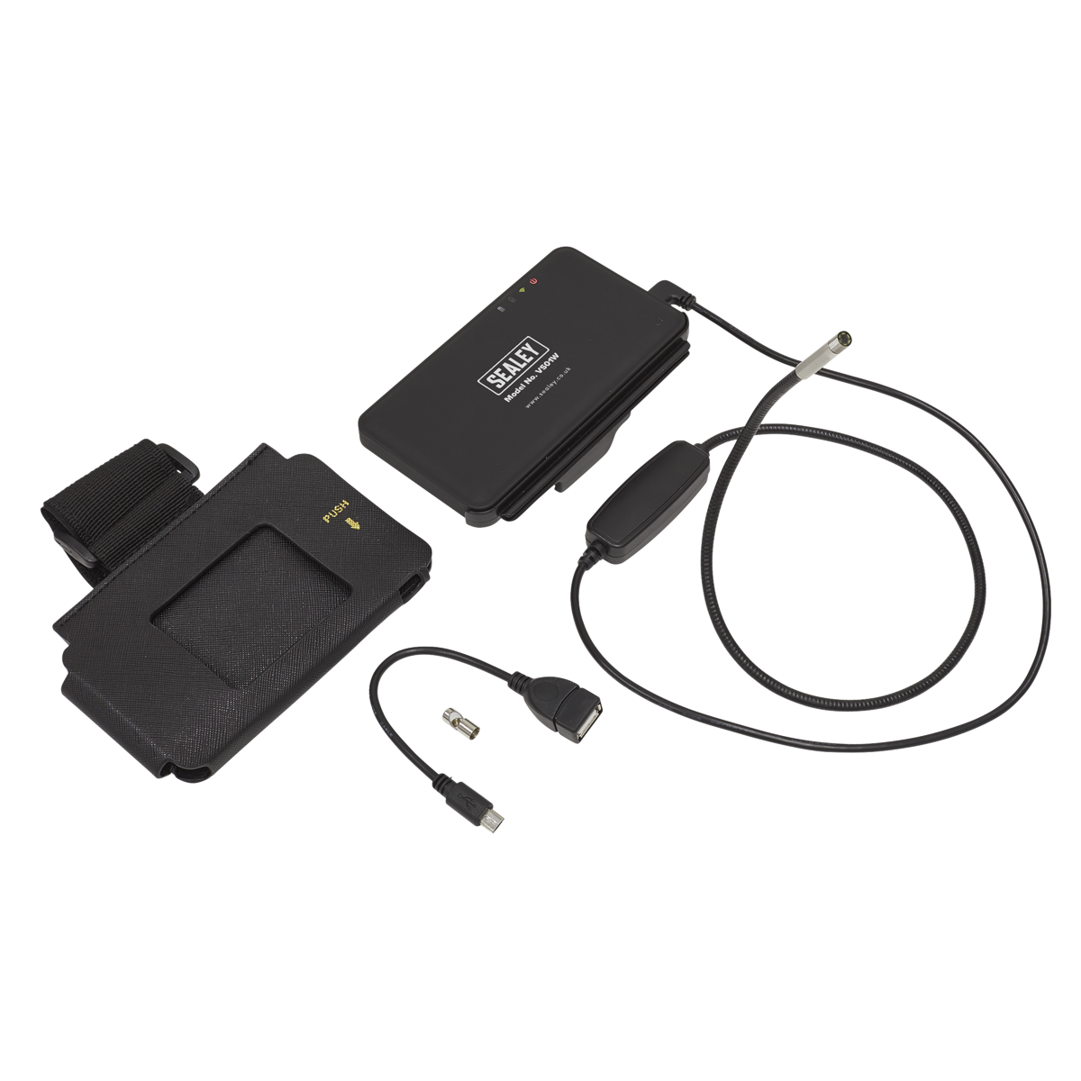 Sealey Rechargeable Ø5.5mm Probe Video Borescope for Smartphone VS01W