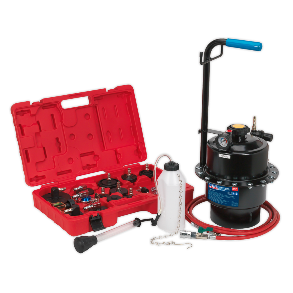 Sealey Pneumatic Brake & Clutch Pressure Bleeder Kit VS0204