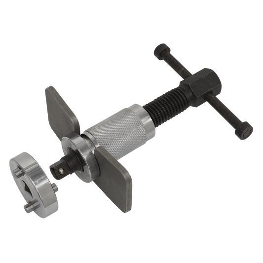 Sealey Left-Handed Brake Piston Wind-Back Tool with Double Adaptor VS0247