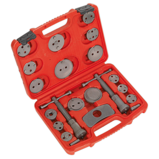 Sealey 21pc Brake Piston Wind-Back Tool Kit VS0282