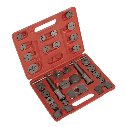 Sealey 30pc Brake Piston Wind-Back Tool Kit VS0285