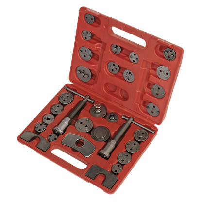 Sealey 30pc Brake Piston Wind-Back Tool Kit VS0285