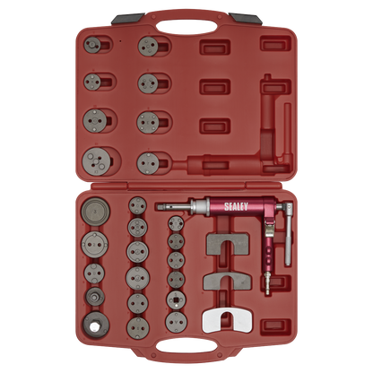 Sealey 29pc Air Operated Brake Wind-Back Tool Kit VS0286