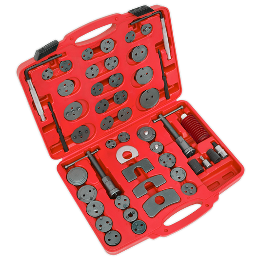 Sealey 50pc Brake Piston Wind-Back Tool Kit VS0287