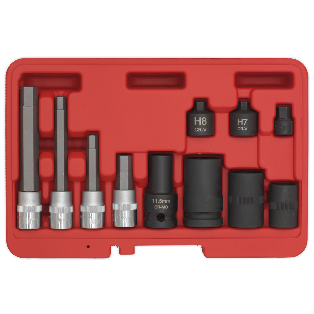 Sealey 11pc Brake Caliper Socket Set VS0465