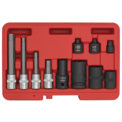 Sealey 11pc Brake Caliper Socket Set VS0465