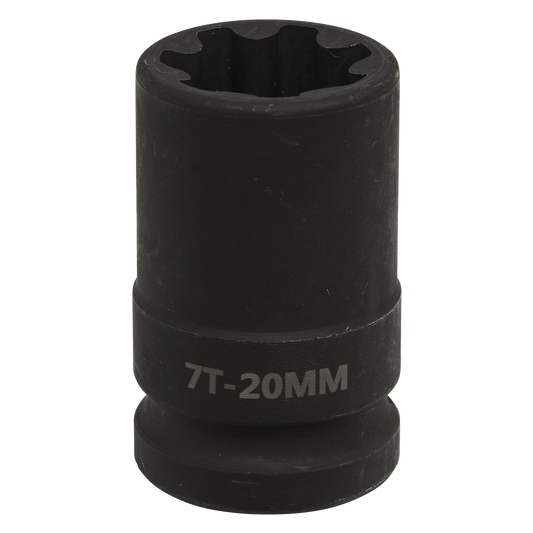 Sealey 1/2"Sq Drive 20mm Brake Caliper Socket 7-Point VS0986