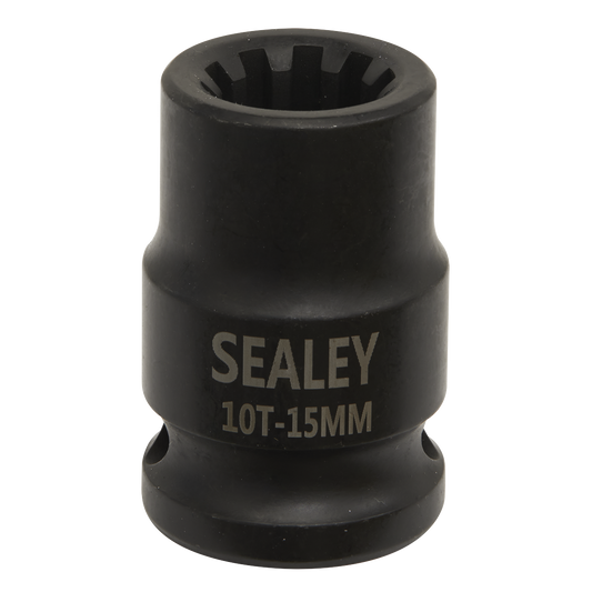 Sealey 1/2"Sq Drive 15mm Brake Caliper Socket 10-Point VS0990