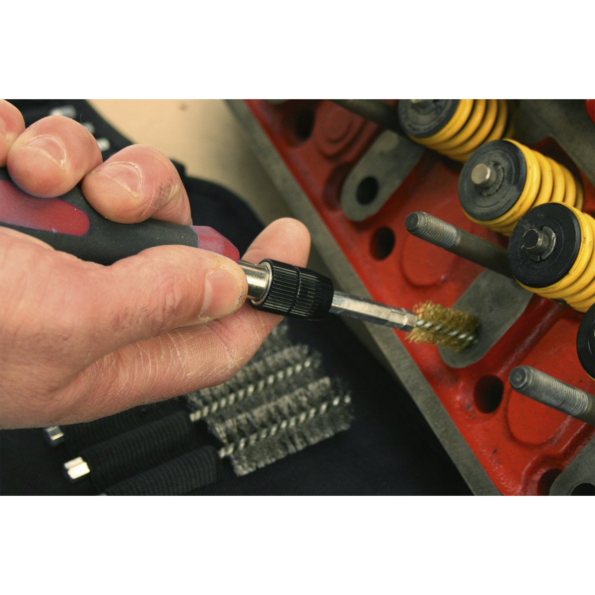 Sealey 20pc Cleaning & Decarbonising Brush Set VS1800