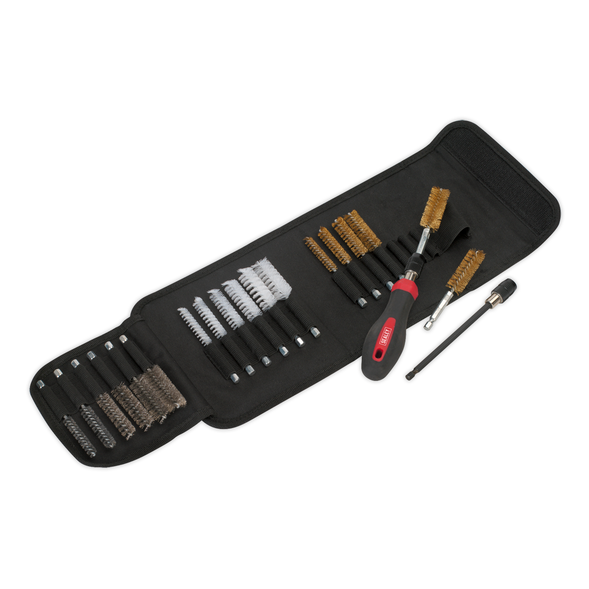 Sealey 20pc Cleaning & Decarbonising Brush Set VS1800
