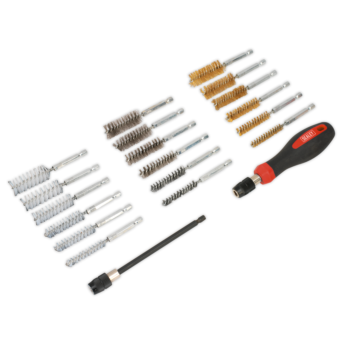 Sealey 20pc Cleaning & Decarbonising Brush Set VS1800