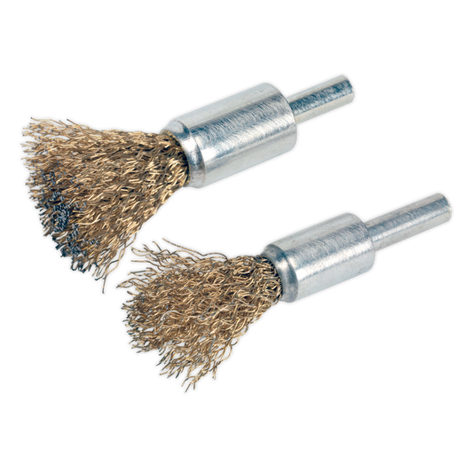 Sealey 2pc Decarbonising Brush Set VS1801