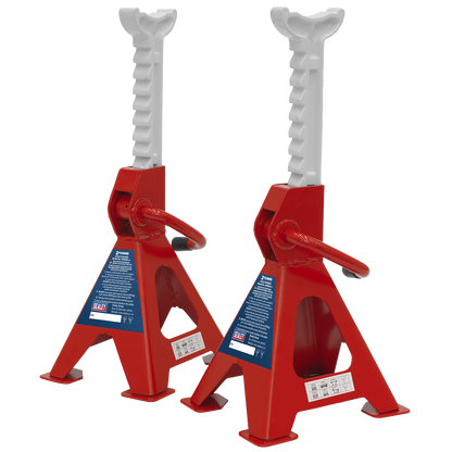 Sealey Ratchet Type Axle Stands (Pair) 2tonne Capacity per Stand VS2002