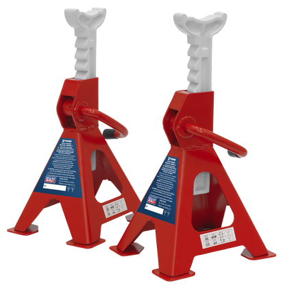 Sealey Ratchet Type Axle Stands (Pair) 2tonne Capacity per Stand VS2002