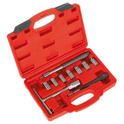 Sealey 10pc Diesel Injector Seat Cleaner Set VS2055