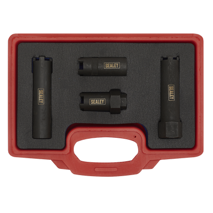 Sealey 4pc Injector Socket Set - Commercial VS2061