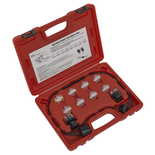 Sealey 11pc Noid Light/IAC Test Set VS2131