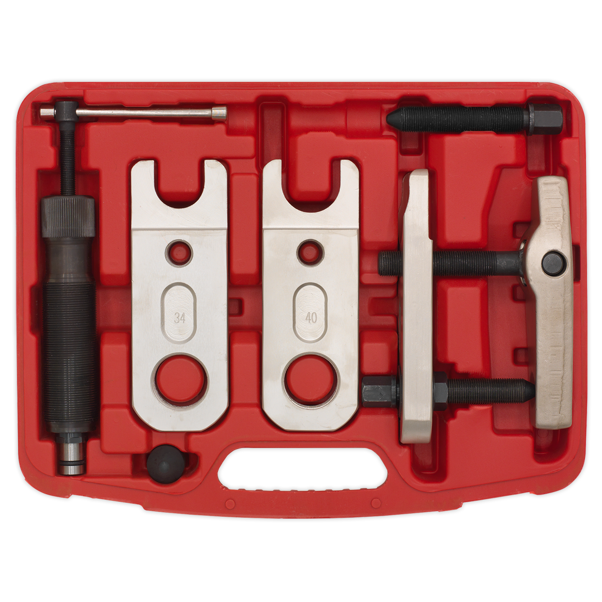 Sealey 9pc Hydraulic/Manual Ball Joint Splitter - Commercial VS3814