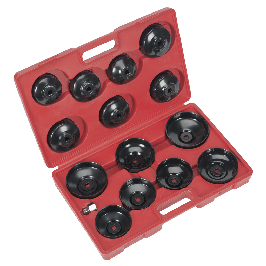 Sealey 15pc Oil Filter Cap Wrench Set VS7003