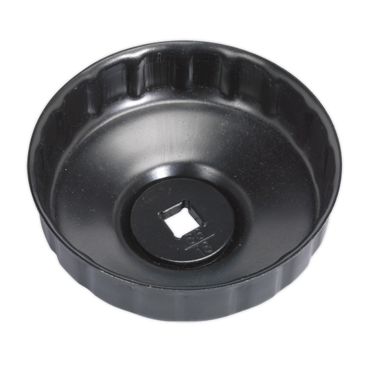 Sealey Ø86mm Oil Filter Cap Wrench 18 Flutes - Alfa Romeo, Fiat, Mercedes, Renault, Seat, VW VS7006.V2-15