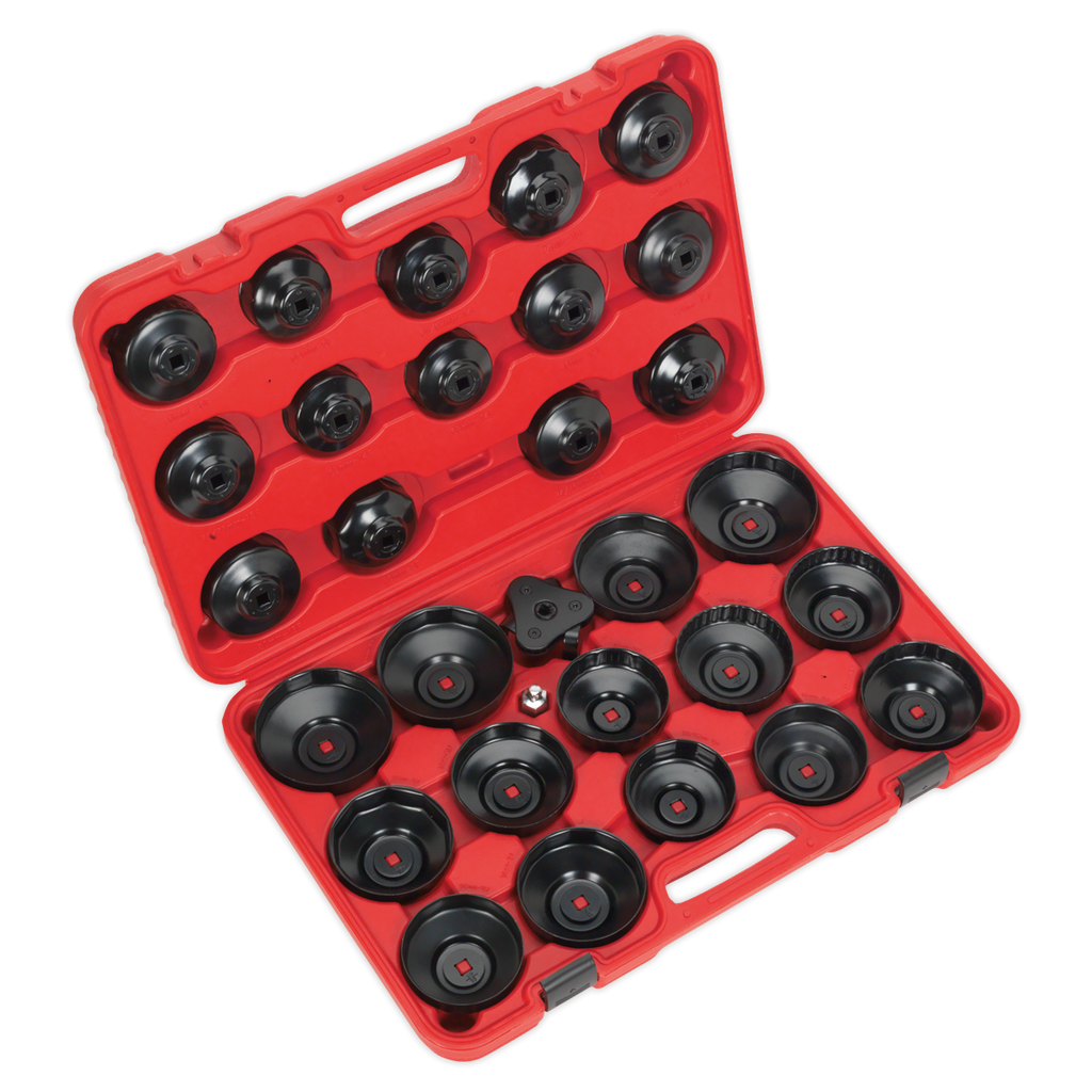 Sealey 30pc Oil Filter Cap Wrench Set VS7006