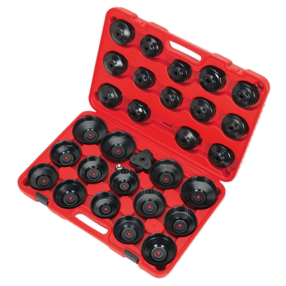 Sealey 30pc Oil Filter Cap Wrench Set VS7006