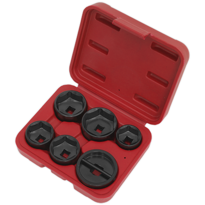 Sealey 6pc Oil Filter Cap Wrench Set VS7103