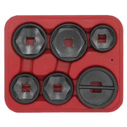 Sealey 6pc Oil Filter Cap Wrench Set VS7103