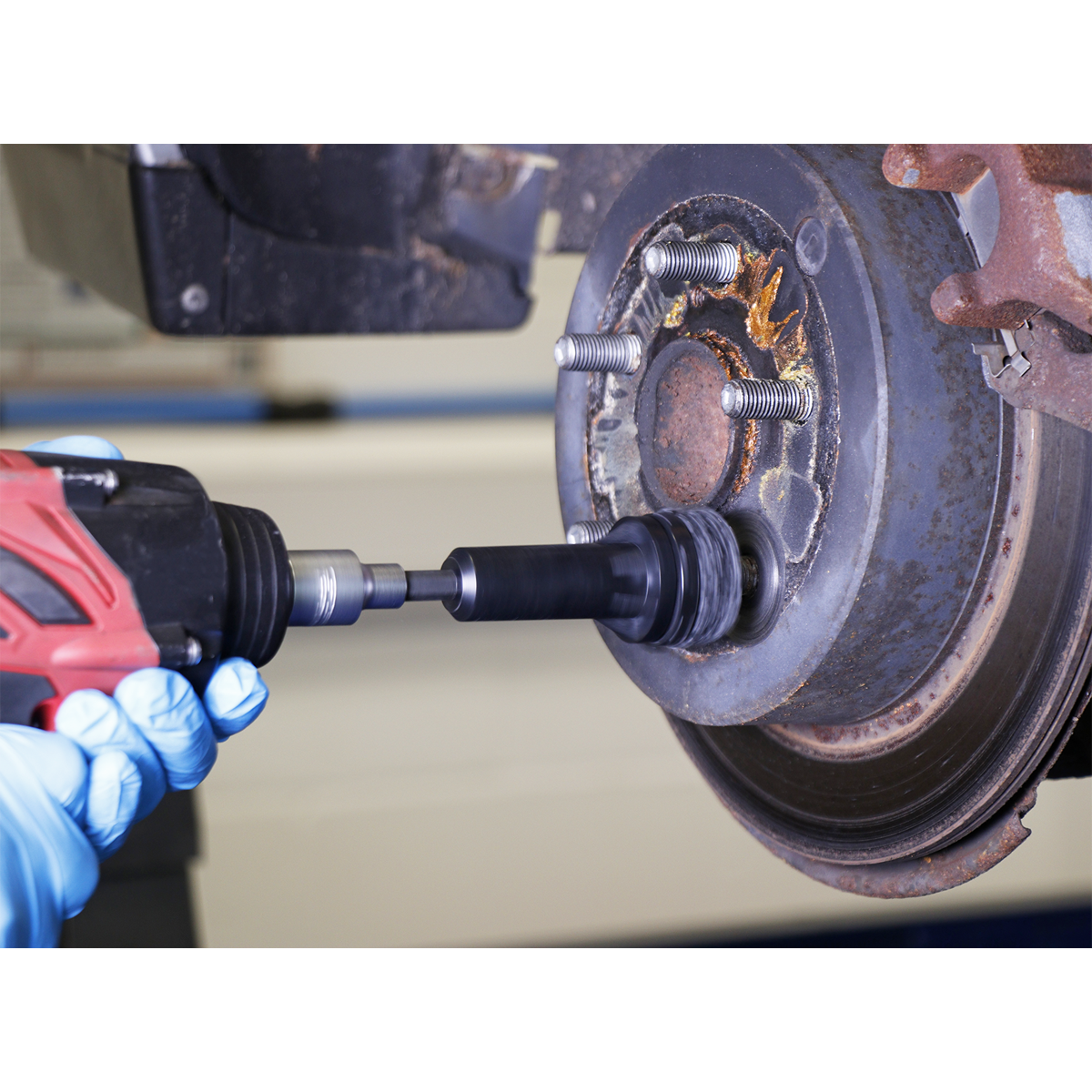Sealey 14pc Stud Hub Cleaner VS8002