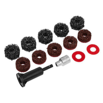 Sealey 14pc Stud Hub Cleaner VS8002