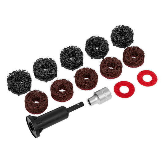 Sealey 14pc Stud Hub Cleaner VS8002