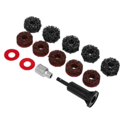 Sealey 14pc Stud Hub Cleaner VS8002