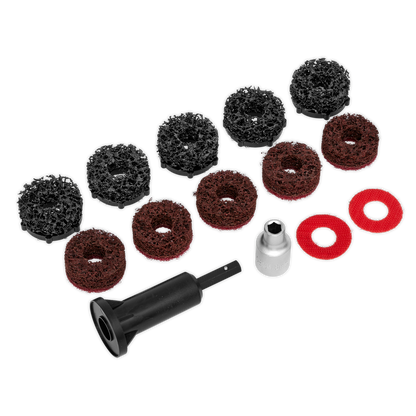 Sealey 14pc Stud Hub Cleaner VS8002