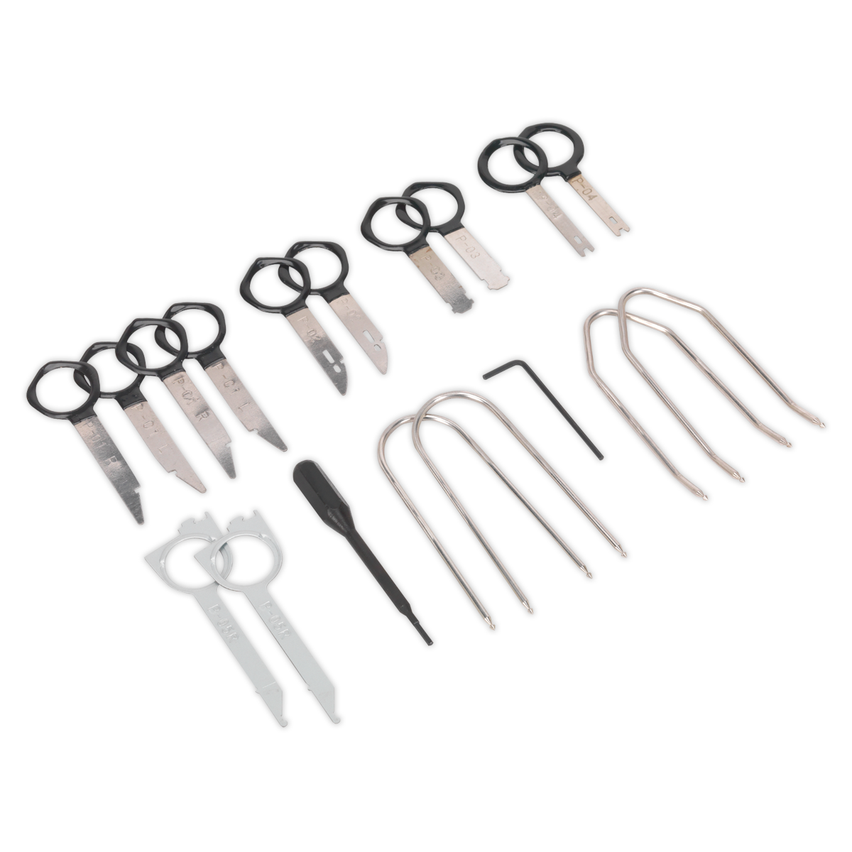 Sealey 18pc Radio Release Tool Set VS8041
