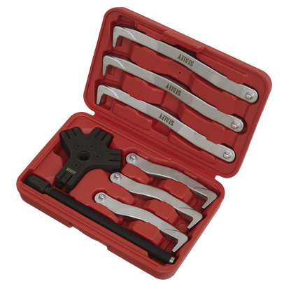 Sealey 8pc Fast Action Twin/Triple Leg Reversible Puller Set - 150 & 220mm VS83