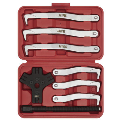 Sealey 8pc Fast Action Twin/Triple Leg Reversible Puller Set - 150 & 220mm VS83