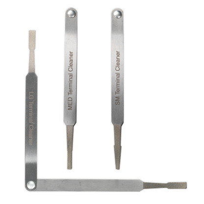 Sealey 3pc Terminal Cleaner Set - Diamond Grip VS9202