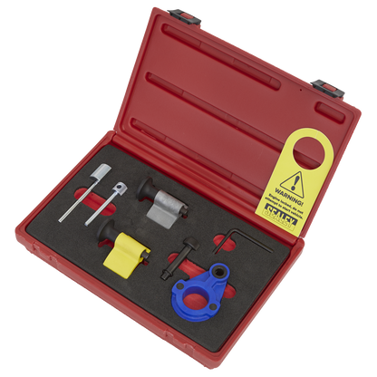 Sealey Diesel Engine Timing Tool Kit 1.2D, 1.4D, 1.6D, 2.0D - for VAG, Ford & Mitsubishi - Belt Drive VSE2092