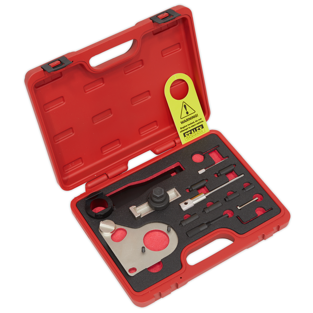 Sealey Diesel Engine Timing Tool Kit - for Renault, Mercedes, Nissan, GM 1.6D, 2.0, 2.3 dCi/CDTi - Chain Drive VSE5086A