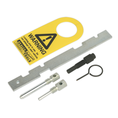 Sealey Petrol Engine Timing Tool Kit - for Ford, Mazda, Volvo 1.25, 1.6, 1.8, 2.0, 2.3 16v Duratec - Belt/Chain Drive VSE5515