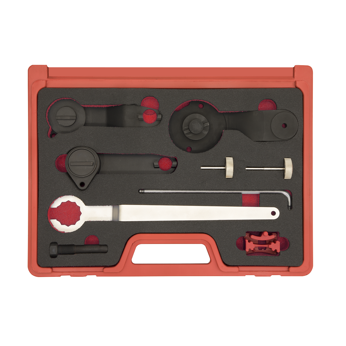 Sealey Petrol Engine Timing Tool Kit - for VAG 1.0, 1.2, 1.4 TSi - Belt Drive VSE5760