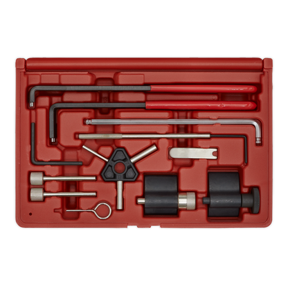 Sealey Diesel Engine Timing Tool Kit - for VAG, Dodge, Ford, Mitsubishi - 1.2D, 1.4D, 1.6D, 1.9D, 2.0D - Belt Drive VSE5951