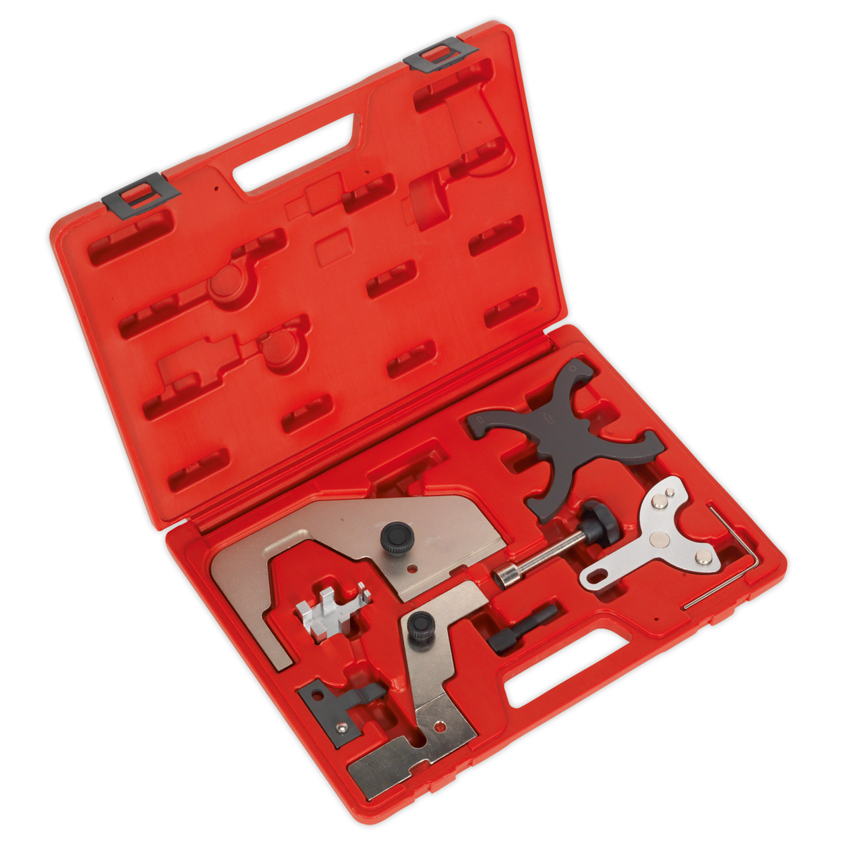 Sealey Petrol Engine Timing Tool Kit - for Ford, Volvo, Mazda 1.5, 1.6, 2.0 - Belt/Chain Drive VSE6160